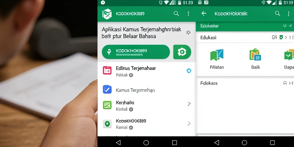 Tampilan antarmuka KODOKHOKI889 yang sederhana dan fungsional.