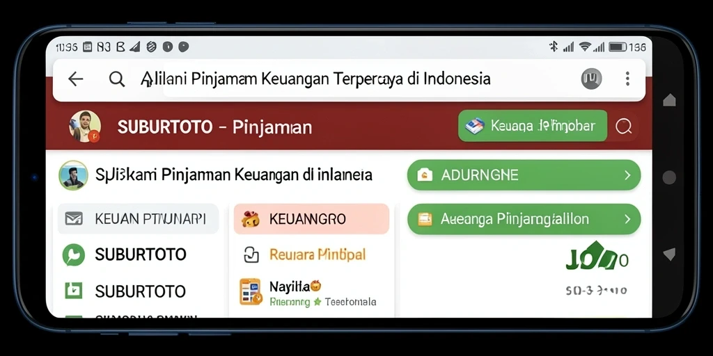 Antarmuka pengguna SUBURTOTO untuk pengajuan pinjaman yang sederhana dan efisien.